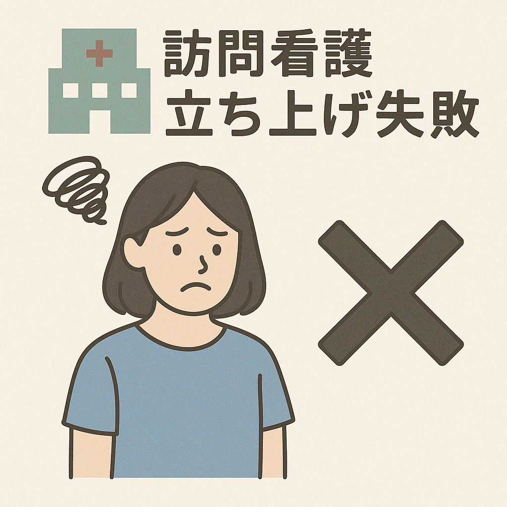 訪問看護ステーションの立ち上げ失敗を回避！廃業率から学ぶ成功の全手順