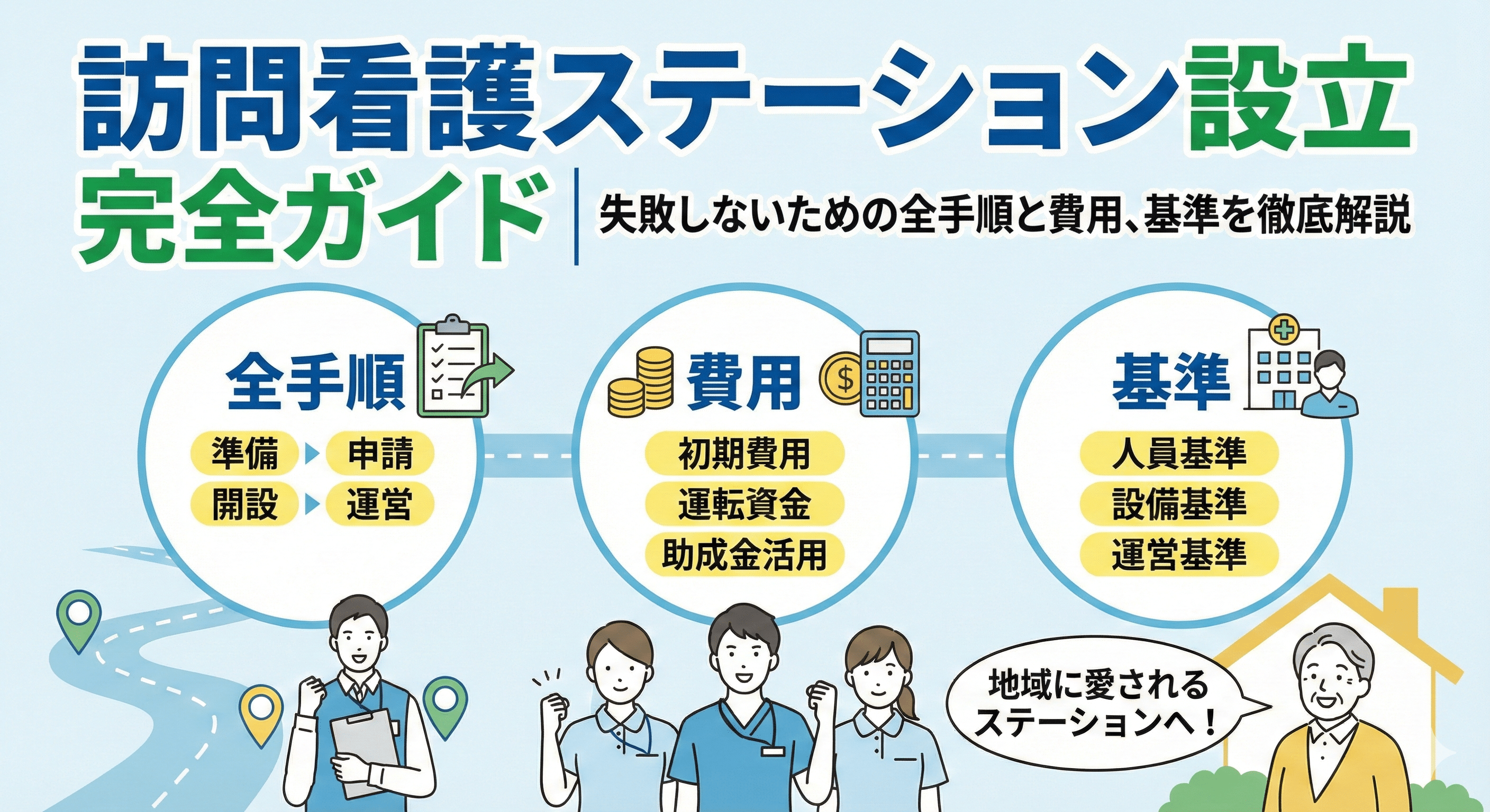 訪問看護ステーション設立 完全ガイド｜失敗しないための全手順と費用、基準を徹底解説