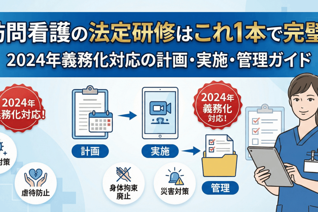 なぜ今？訪問看護の法定研修 義務化の背景と未実施のリスク