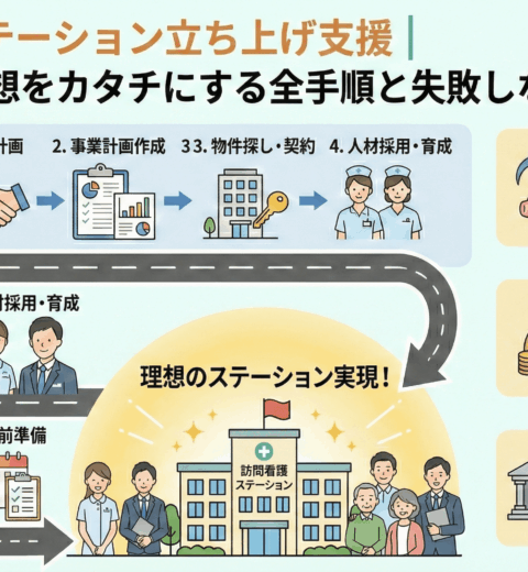 【経験者が語る】訪問看護ステーション立ち上げブログ｜失敗しない全手順とリアルな現実
