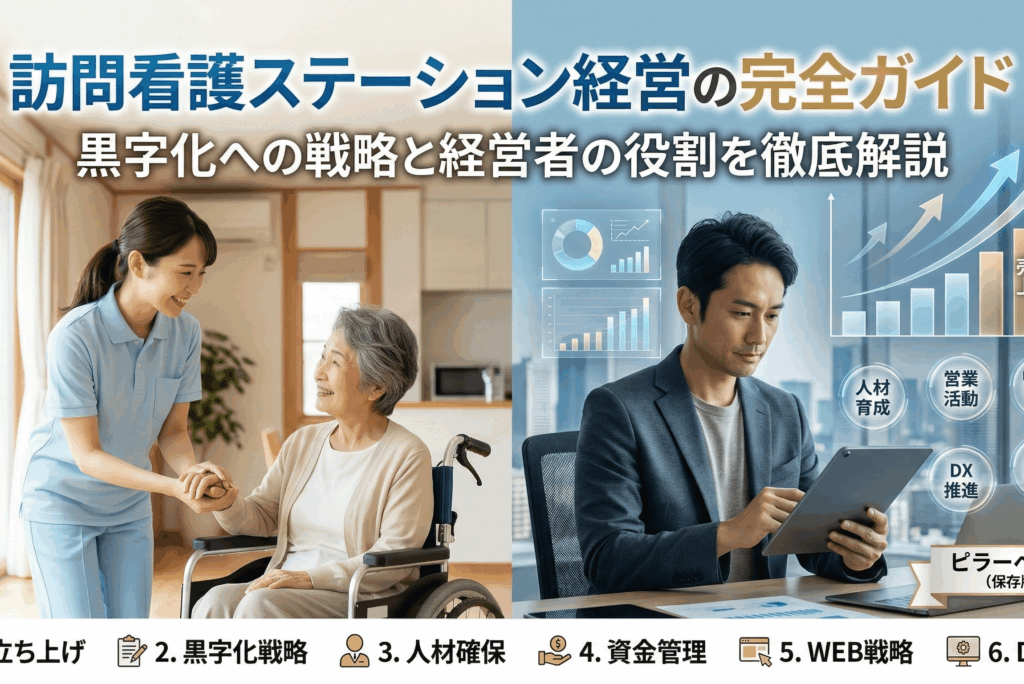 訪問看護ステーション経営の完全ガイド｜黒字化への戦略と経営者の役割を徹底解説