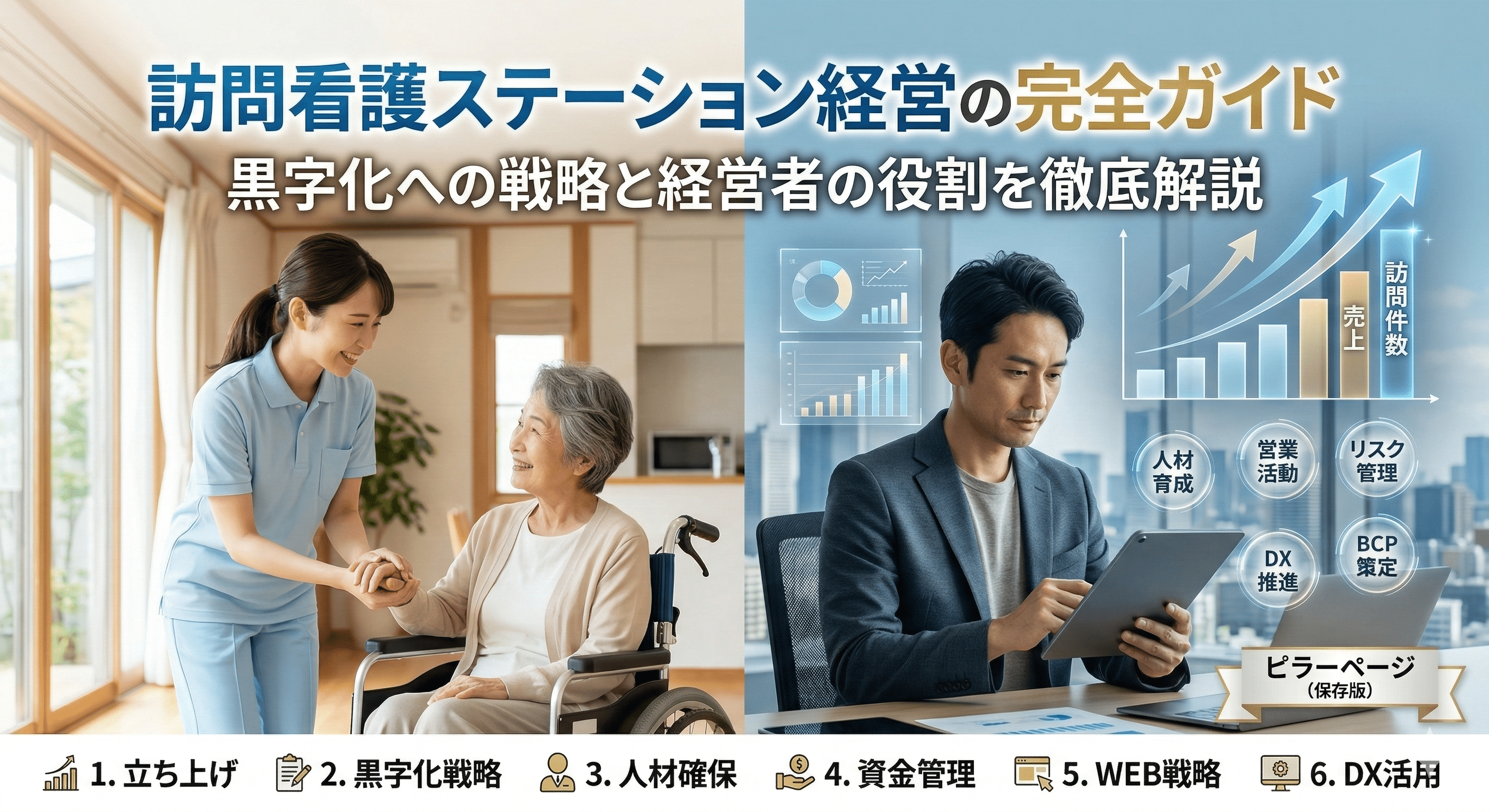 訪問看護ステーション経営の完全ガイド｜黒字化への戦略と経営者の役割を徹底解説