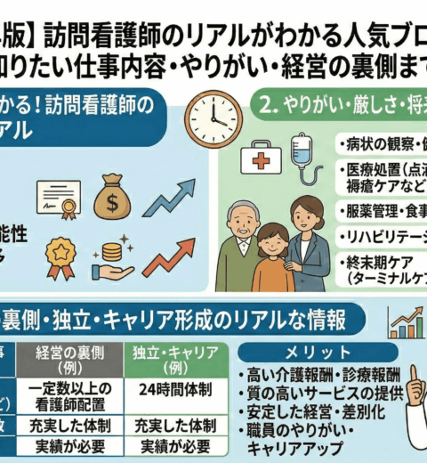 訪問看護の魅力とは？病院勤務との違いからリアルなやりがい、厳しさまで徹底解説