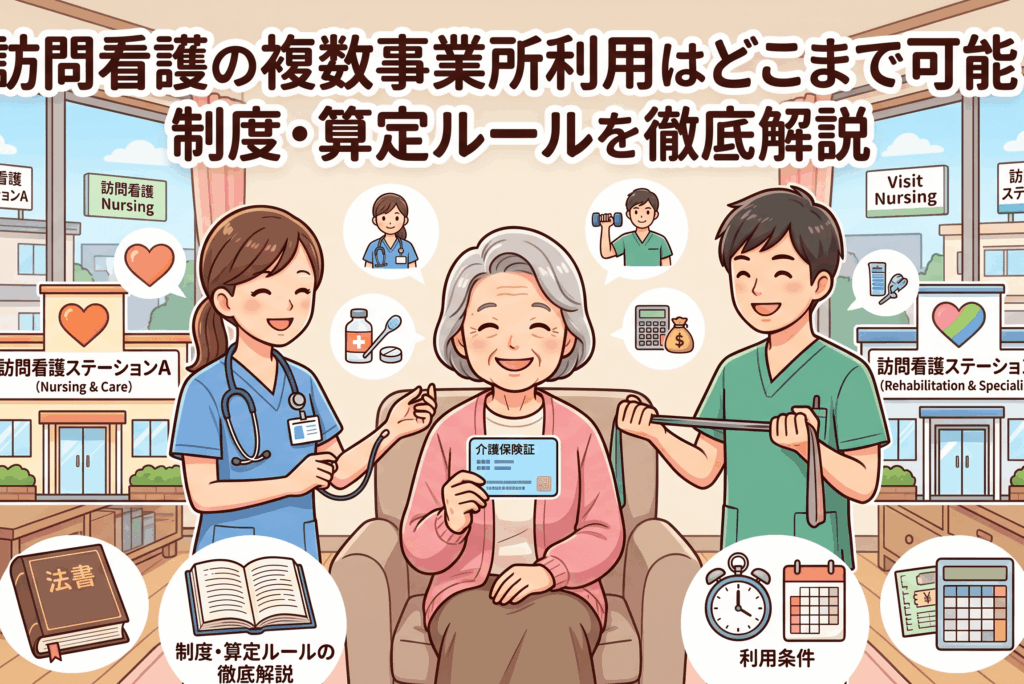 訪問看護の複数事業所利用はどこまで可能？制度・算定ルールを徹底解説