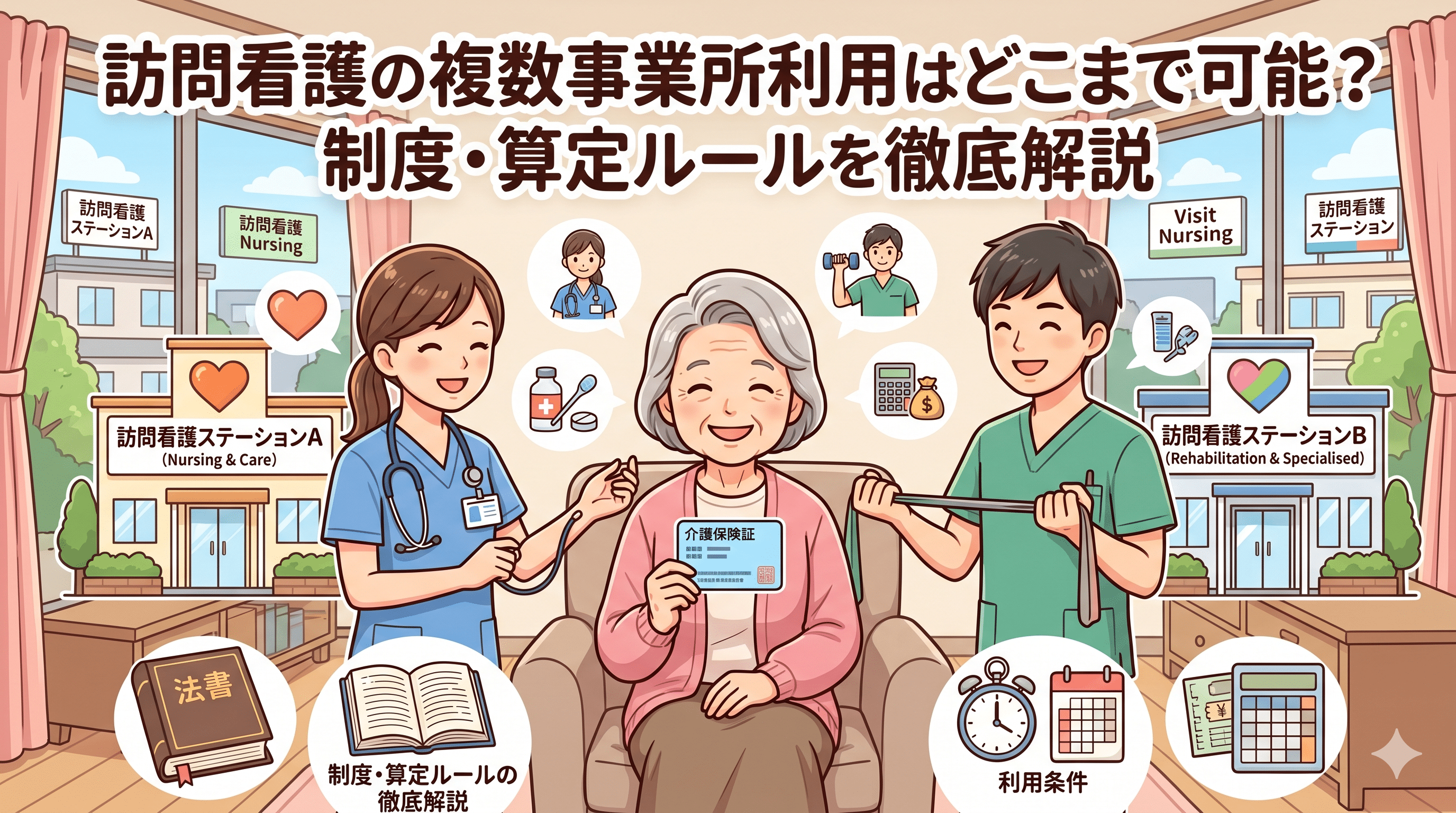 訪問看護の複数事業所利用はどこまで可能？制度・算定ルールを徹底解説