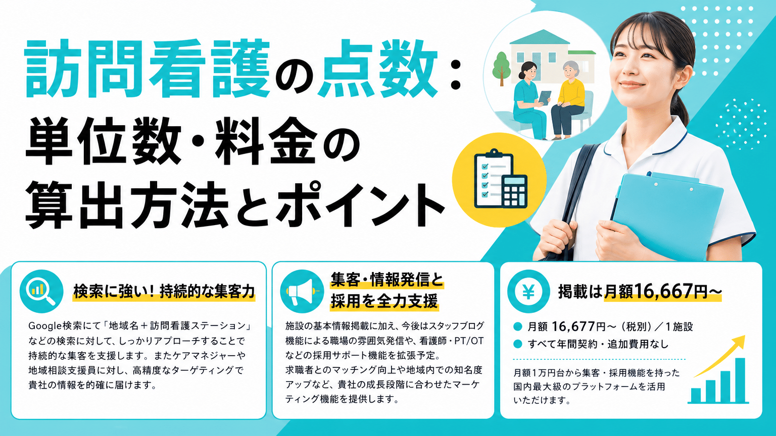 訪問看護 点数｜事業者必見！単位・料金の算出完全ガイド