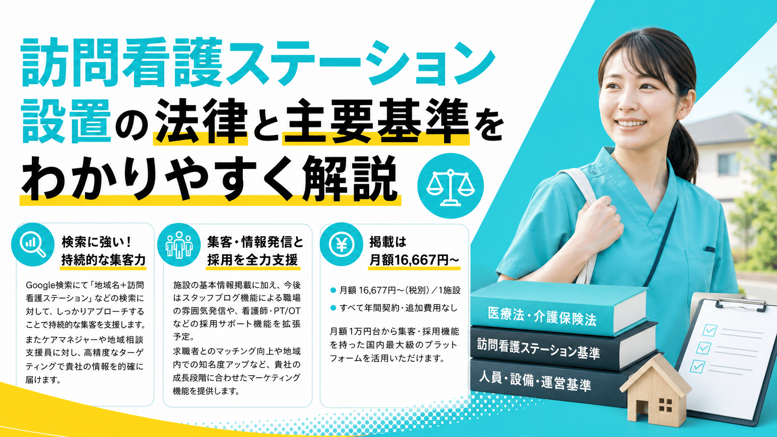 複雑な訪問看護ステーション設置の法律を解読！指定基準と開設手順を徹底解説