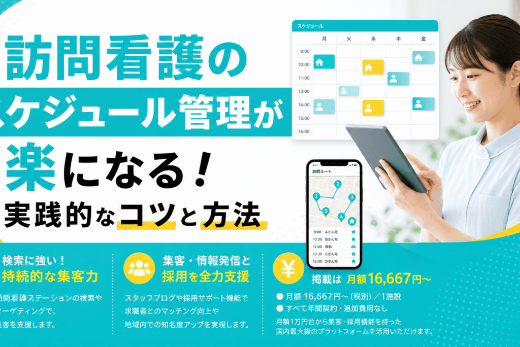 訪問看護 スケジュール管理とは？